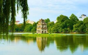 Hoan Kiem Lake in Hanoi