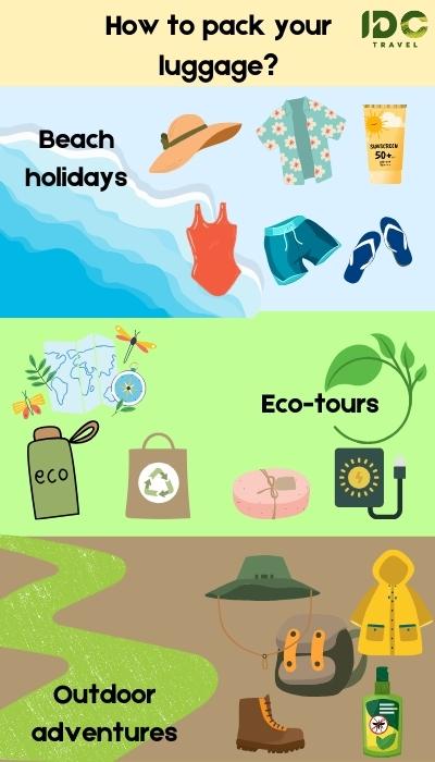 How to pack your luggage for Vietnam trip