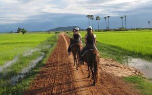 Horse riding in Siem Reap