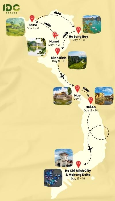 Itinerary 1 Explore Vietnam in 19 Days from the North to the South