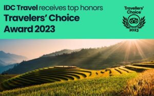 IDC Travel receives top honors tripadvisor travelers' choice award 2023