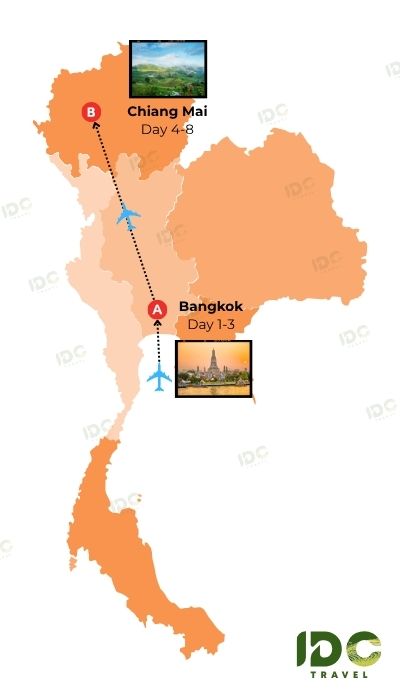 Itinerary 1_ Culture First (Bangkok + Chiang Mai)