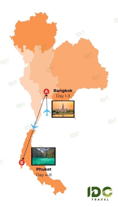 Itinerary 2_ City + Beach Classic (Bangkok + Phuket)