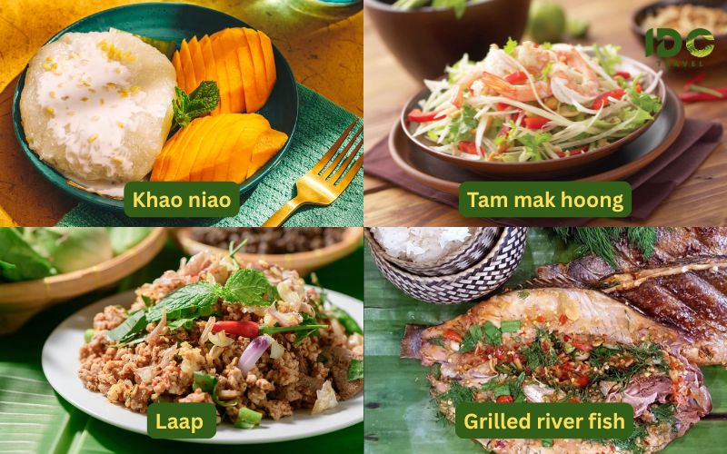 Lao food in Vang Vieng