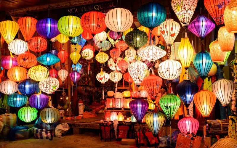 Lanterns in Hoi An night market