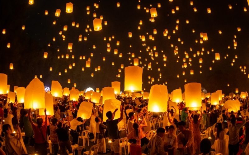 Sky Lantern Festival in Phuket