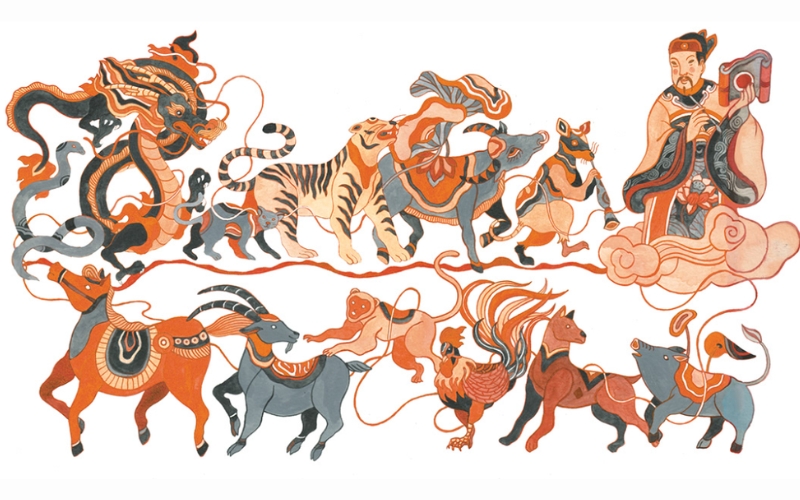 Legend of Vietnamese Zodiac Elements
