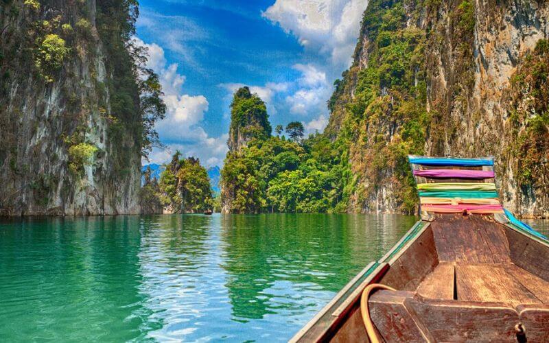 Long-tail Boat Ride across The Lake