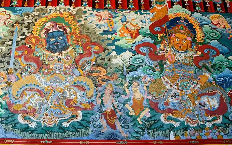 Lijiang Monastery Mural