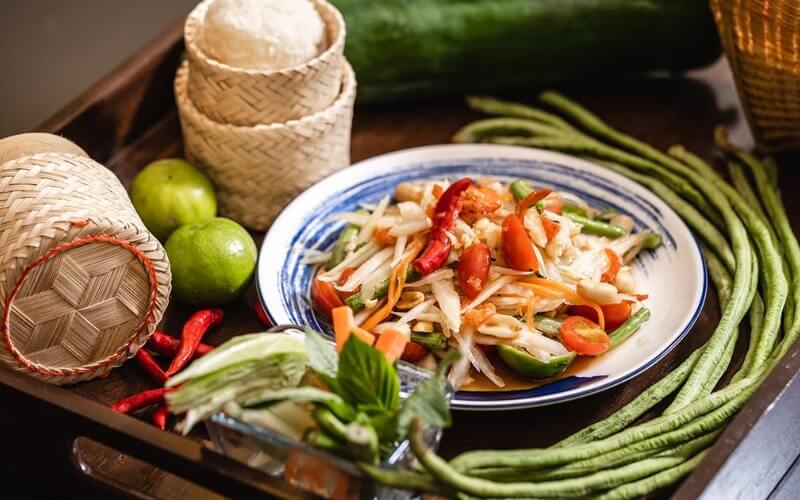 Laos Papaya Salad