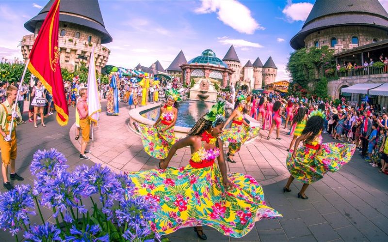 Lively festivals in Ba Na hills