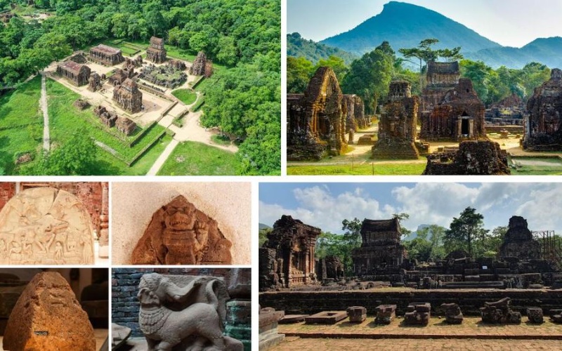 My Son Sanctuary is famous for its unique and intricate Cham architecture