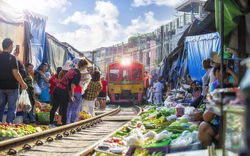 Maeklong Railway Market, Bangkok
