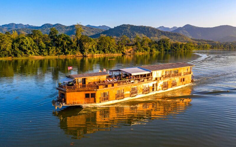 Mekong River Cruise in Laos