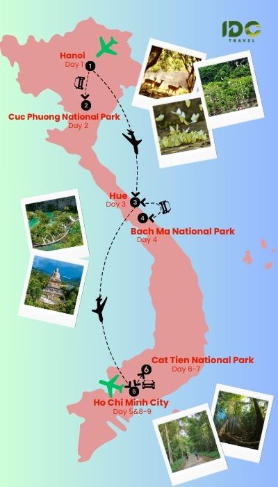 Nature Trekking Tour in Vietnam for 9 days