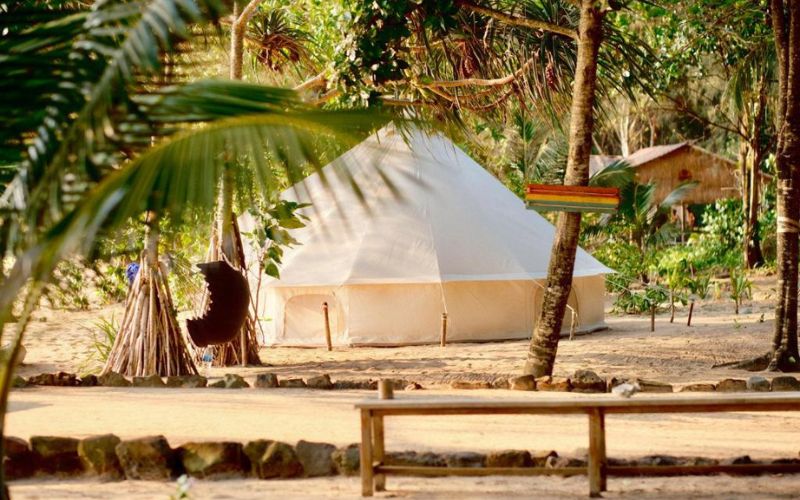 Night camping in Koh Rong Sanloem