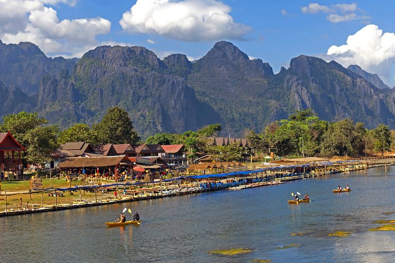 Vang Vieng - Nam Song River