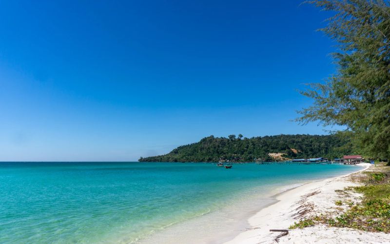 Pristine beach in Koh Rong
