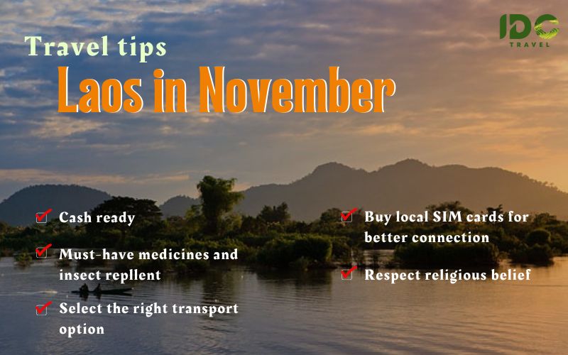 Practical travel tips for first-time travelers in Laos in November