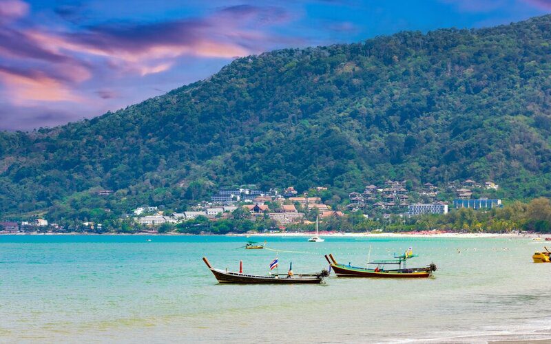 Phuket is the largest island in Thailand along the Andaman Sea