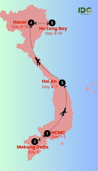 Romantic Honeymoon Package in Vietnam 12 Days