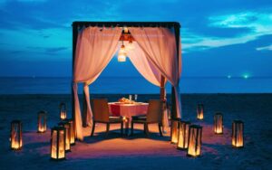 Romantic dinner on Phu Quoc Island