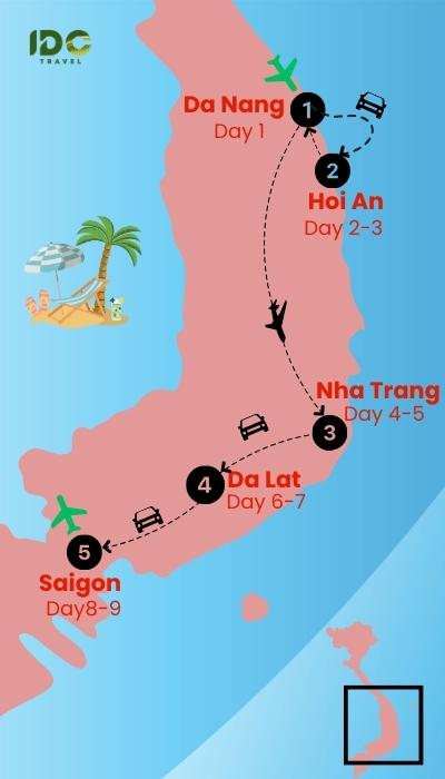 Romantic Honeymoon in Central and South of Vietnam 9 Days