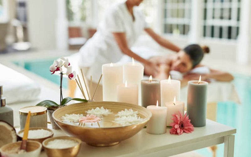 Relax in the spa center