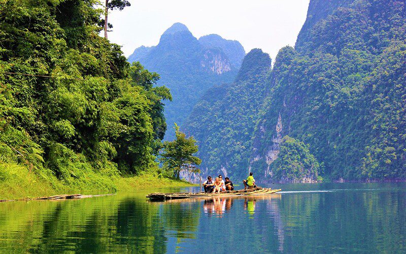 Ride a bamboo raft down the Sok River