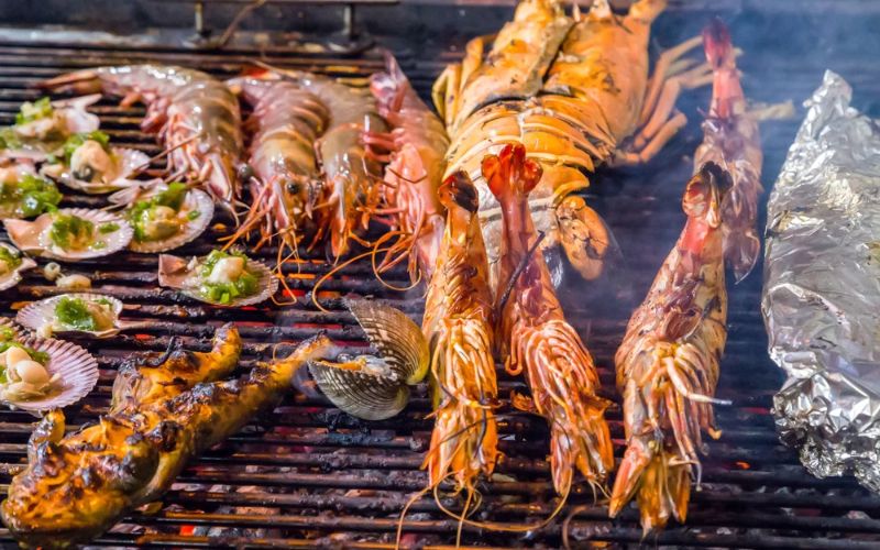 Seafood in Koh Rong