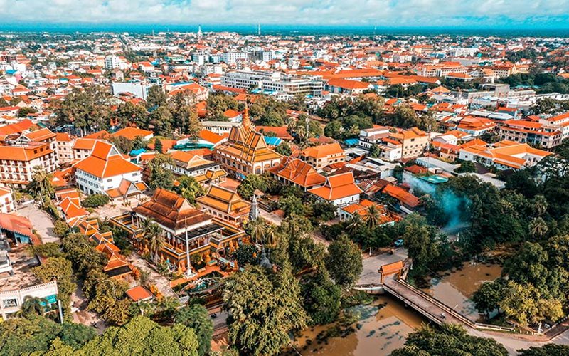 Siem Reap from above