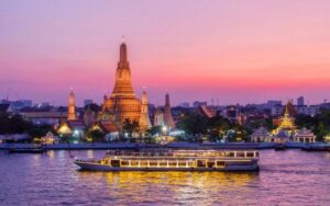 Ship on Chao Phraya River