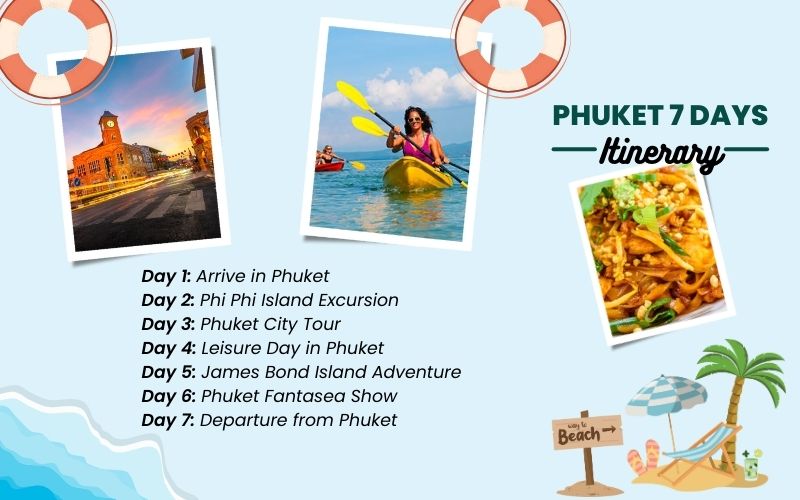 Suggested 7-day itinerary in Phuket through Phi Phi Island, Phuket Old Town and James Bond Island