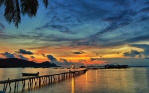 Sunset over Phu Quoc Island