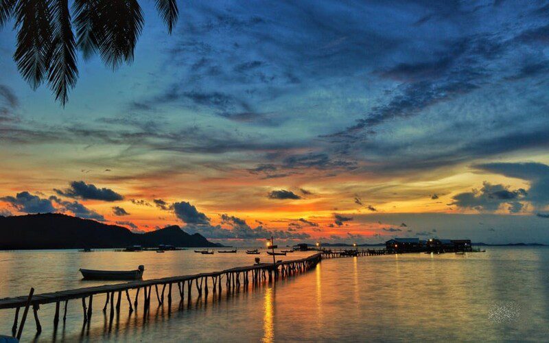 Sunset over Phu Quoc Island