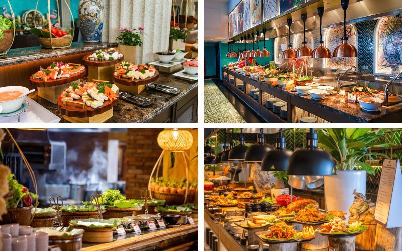 Savoring buffets in Ba Na Hills