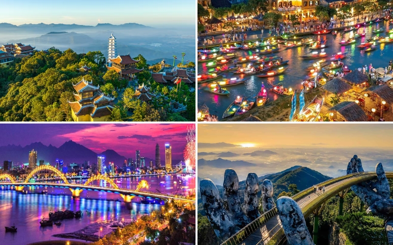 Some main attractions in Da Nang