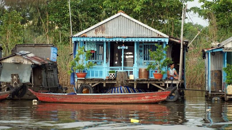 Stilt house in Chau Doc