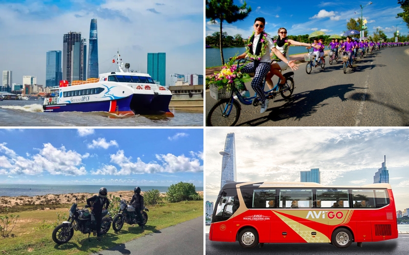 Some of the main transportations in Vung Tau
