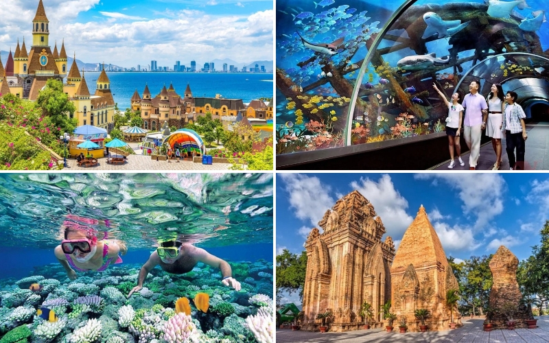 Some main attractions in Nha Trang