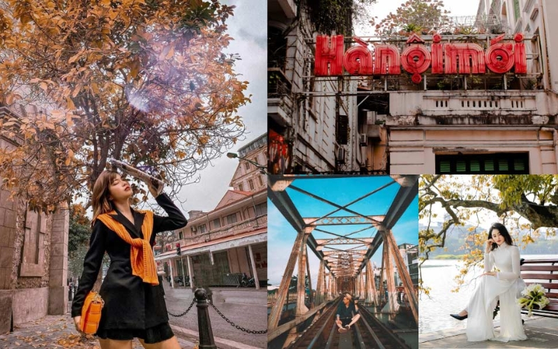 From golden autumn streets and vintage signage to the historic Long Bien Bridge and the poetic beauty of Hoan Kiem Lake, Hanoi Old Quarter offers endless corners to check-in and capture your most memorable travel moments.