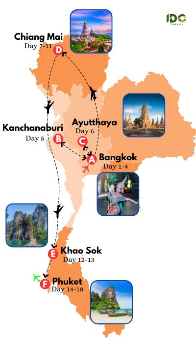 Thailand Classic Tour 18 Days