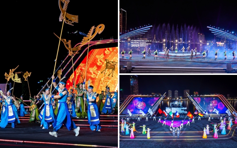 There are also cultural and music performances by famous singers and artists from Vietnam and around the world