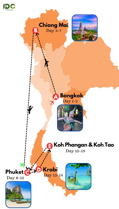 Thailand Beach Holiday 19 days