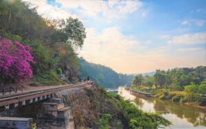 The Death Railway in Kanchanaburi