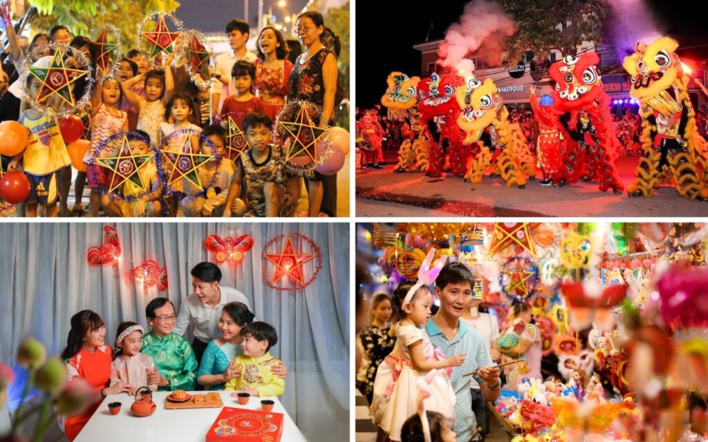 The festival atmosphere in Ho Chi Minh City