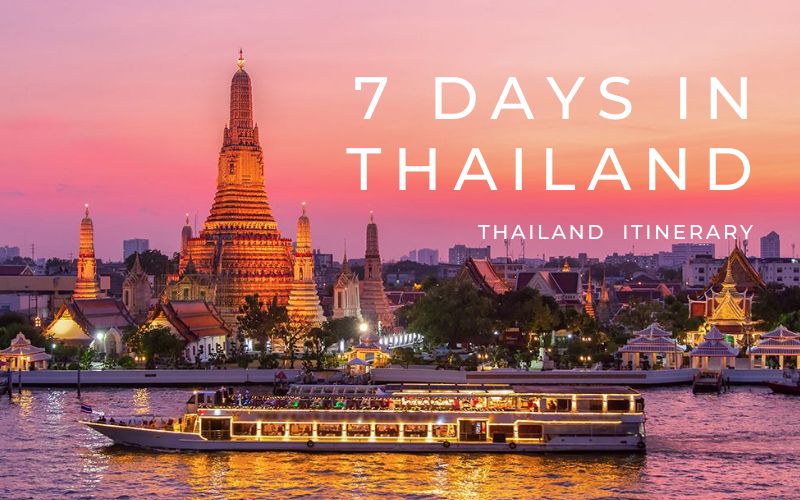 travel itinerary in thailand