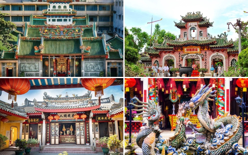 The majestic assembly halls of Hoi An, each has a different structure
