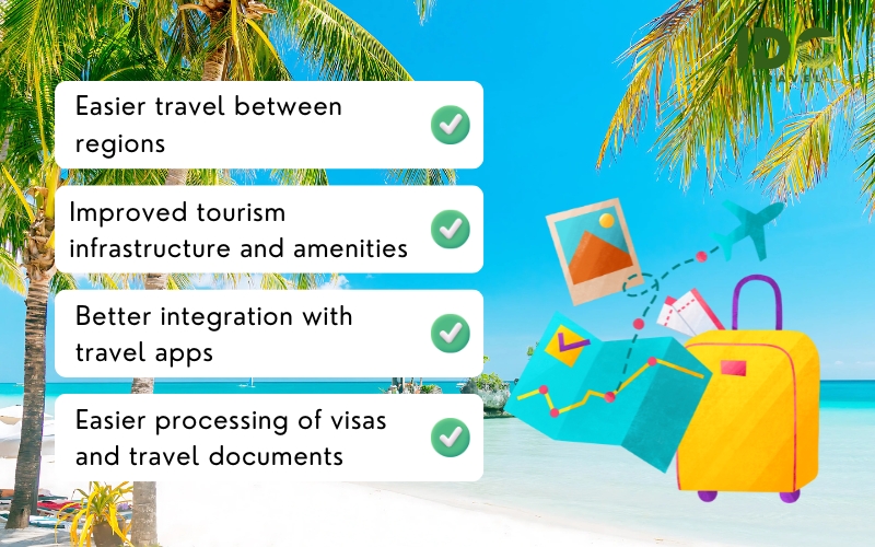 The positive side of the merger for tourists