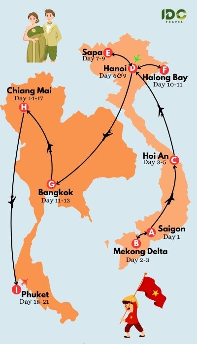 Vietnam – Thailand 21 days authentic experience